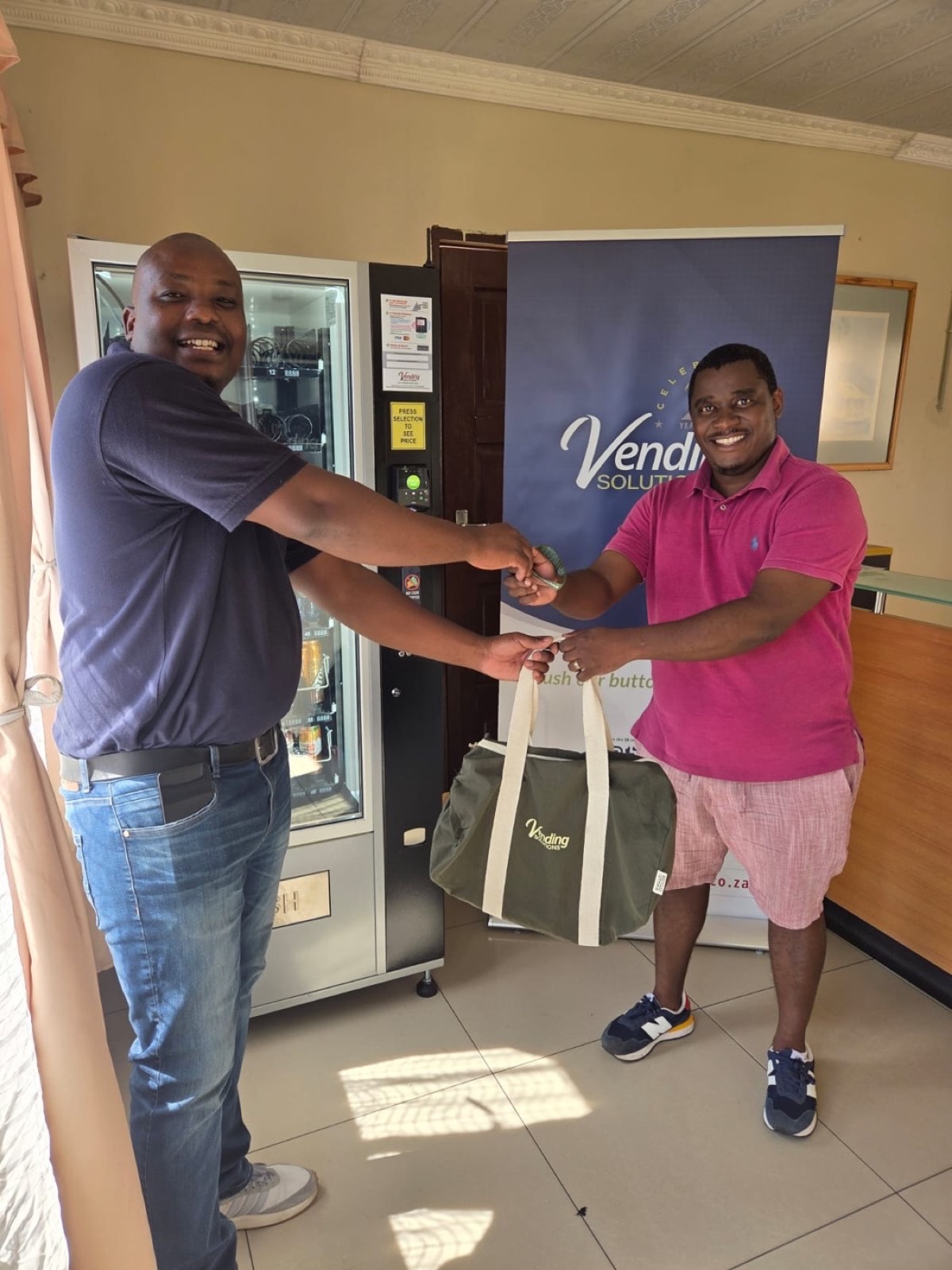 Residence vending installed