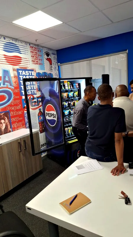 Walkthrough at a new drinks machine